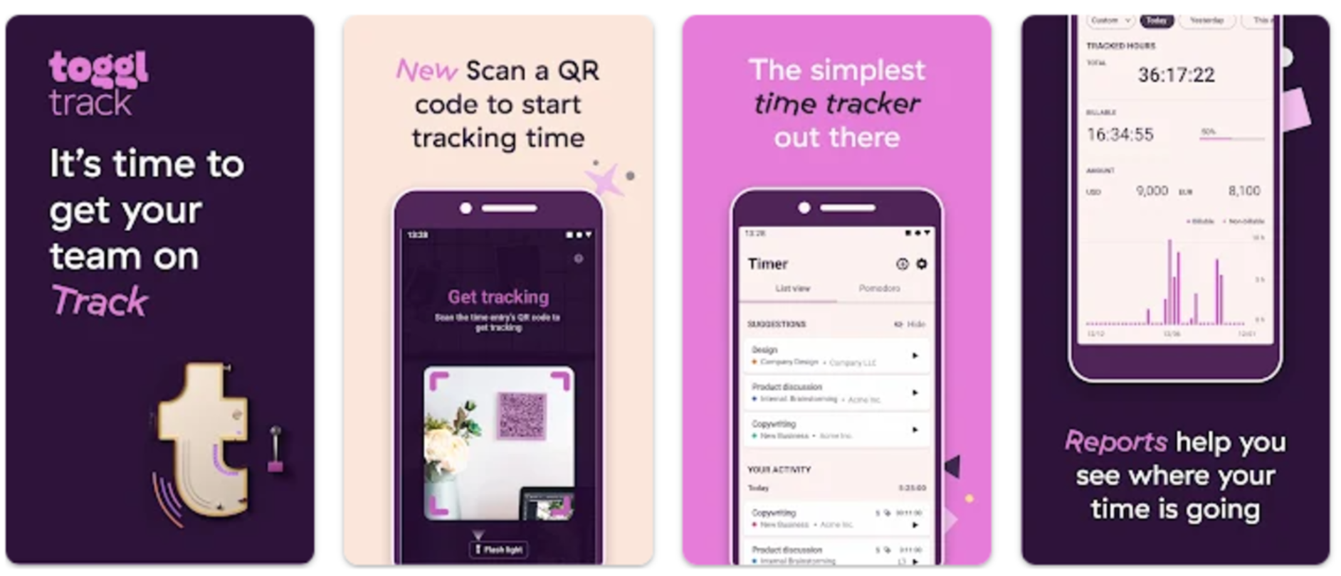 Les 6 meilleures applications pour bloquer les applications du mobile 6 Toggl Track pour savoir le temps que vous consacrez à chaque tâche