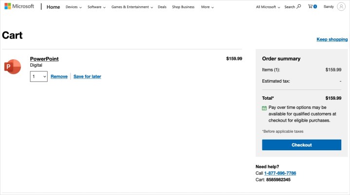 Comment télécharger Microsoft PowerPoint 5 Page de paiement pour PowerPoint.
