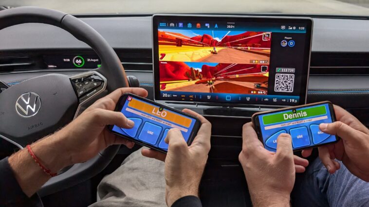 Volkswagen transforme les voitures en arcades sur roues grâce à la collaboration AirConsole 1 Volkswagen is turning cars into arcades on wheels with AirConsole collaboration