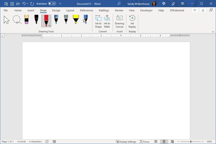 Comment dessiner dans Microsoft Word 9 Outils dans l'onglet Dessiner de Word.