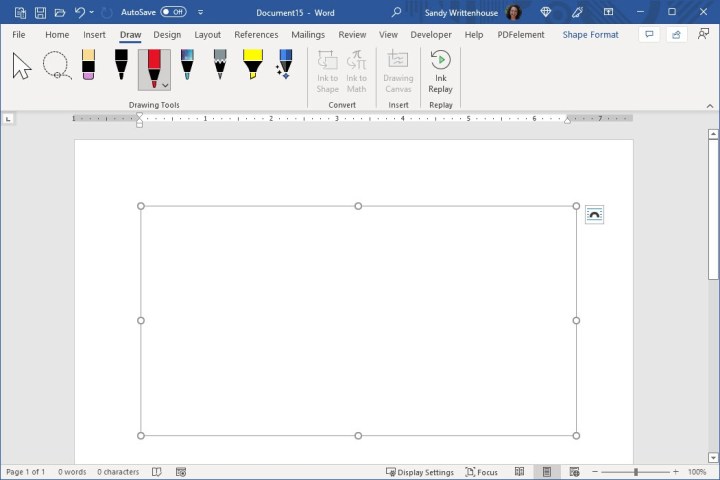 Comment dessiner dans Microsoft Word 12 Canvas de dessin dans Word.