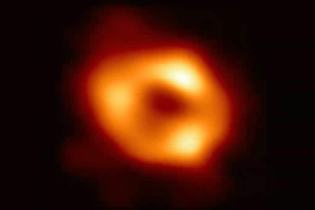 Bientôt, nous pourrons voir les images des trous noirs avec une clarté et des couleurs sans précédent 5 Le trou noir au centre de la Voie lactée Sagittarius A*. Crédit : EHT