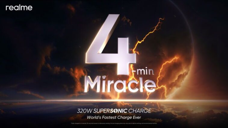 Voici comment fonctionne la charge ultrarapide 320 W de realme : elle peut charger un mobile en 4 minutes 1 Voici comment fonctionne la charge ultrarapide de 320 W de realme : elle peut charger un mobile en 4 minutes