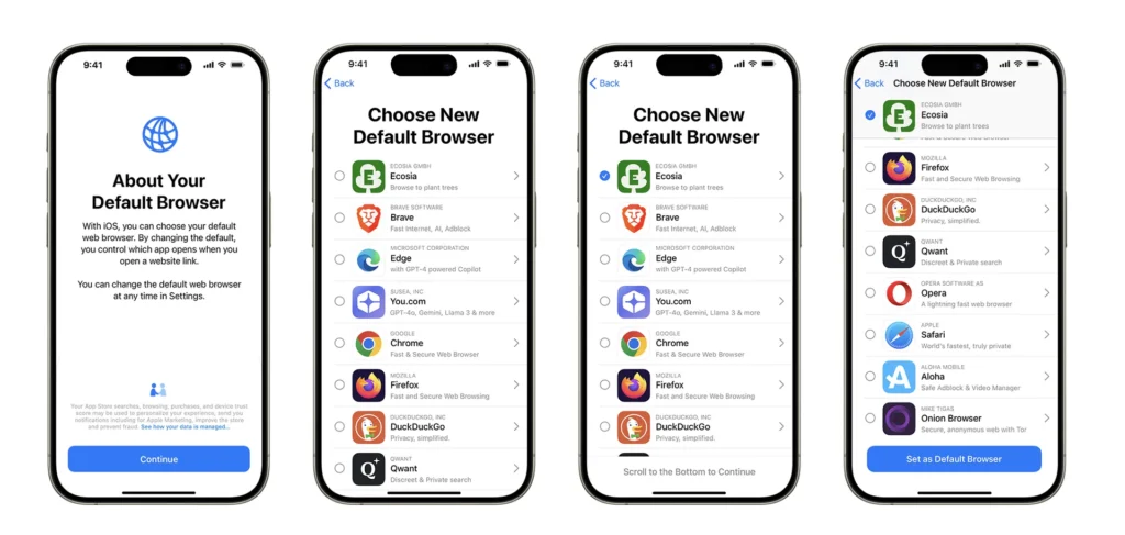Bientôt, vous pourrez supprimer des apps Apple sur iOS et modifier celles que vous utilisez par défaut 3 Apple applications Europe iOS iPhone
