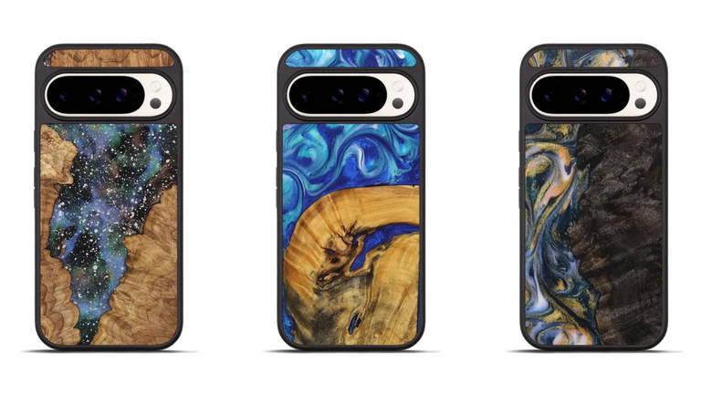 Carved lance des coques exclusives pour les Google Pixel 9 fabriquées en bois véritable 2 Carved lance sur le marché des coques exclusives pour les Google Pixel 9 fabriquées en bois véritable