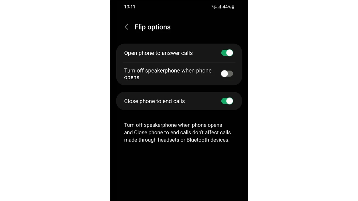 Comment continuer un appel après avoir fermé le Galaxy Z Flip 6 2 Comment Continuer un Appel Même Après Avoir Plié le Galaxy Z Flip 6