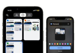 Onglets ouverts dans Chrome organisés par couleurs