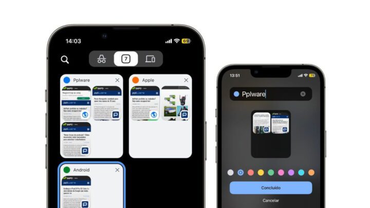 Il est désormais possible d'organiser par couleurs les groupes d'onglets ouverts dans Chrome (Android et iOS) 2 Onglets ouverts dans Chrome organisés par couleurs