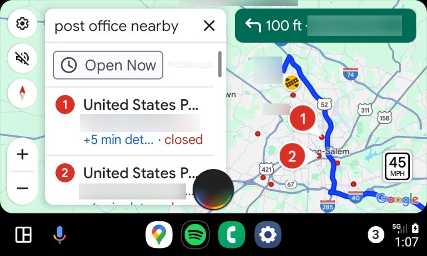 L'Assistant Google change de design dans Android Auto... et rappelle beaucoup Siri 3 Nouvelle interface de l'Assistant Google sur Android Auto