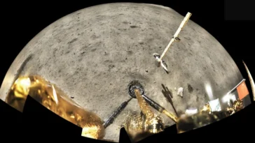 La découverte de la Chine pourrait la conduire à être première dans l'exploration approfondie de la Lune 5 Image de la sonde lunaire Chang'e-5 de la Chine