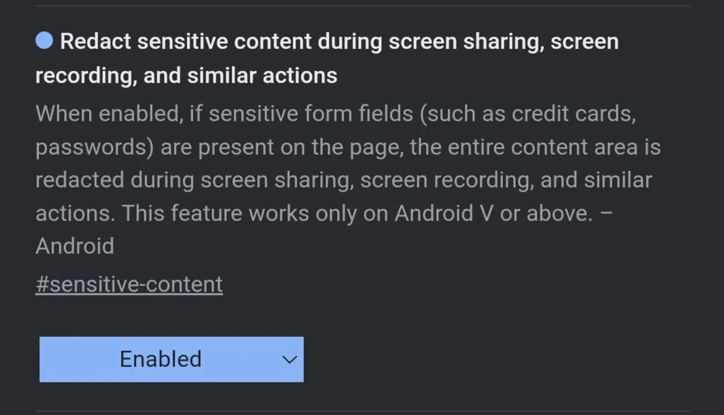La nouvelle fonction de Chrome est parfaite pour vous si vous avez l'habitude de partager votre écran pendant les vidéoconférences 3 Flag expérimental Google Chrome