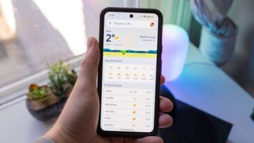 Android 15 Pixel 9 Météo application