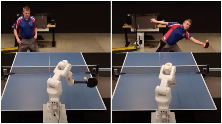 Le nouveau robot de Google DeepMind joue mieux que toi au ping-pong 1 Le nouveau robot de Google DeepMind joue mieux que vous au ping-pong