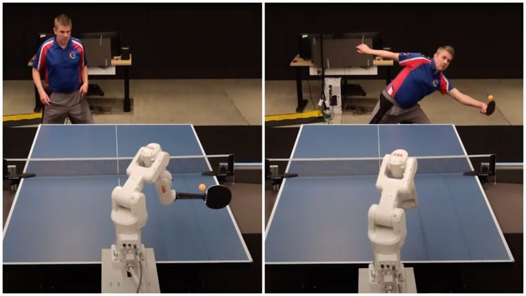 Le nouveau robot de Google DeepMind joue mieux que toi au ping-pong 2 Le nouveau robot de Google DeepMind joue mieux que vous au ping-pong