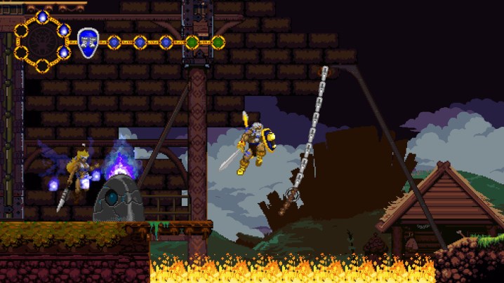 Les développeurs de Volgarr the Viking 2 s'attaquent à corriger une erreur vieille de dix ans 3 Saut dans Volgarr le Viking 2.