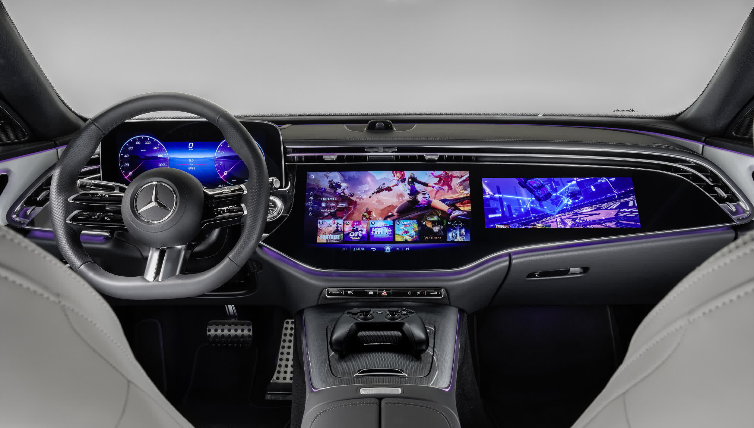 Les véhicules Mercedes-Benz diffuseront bientôt des jeux PC depuis le cloud 2 Les vehicules Mercedes Benz diffuseront bientot des jeux PC depuis le
