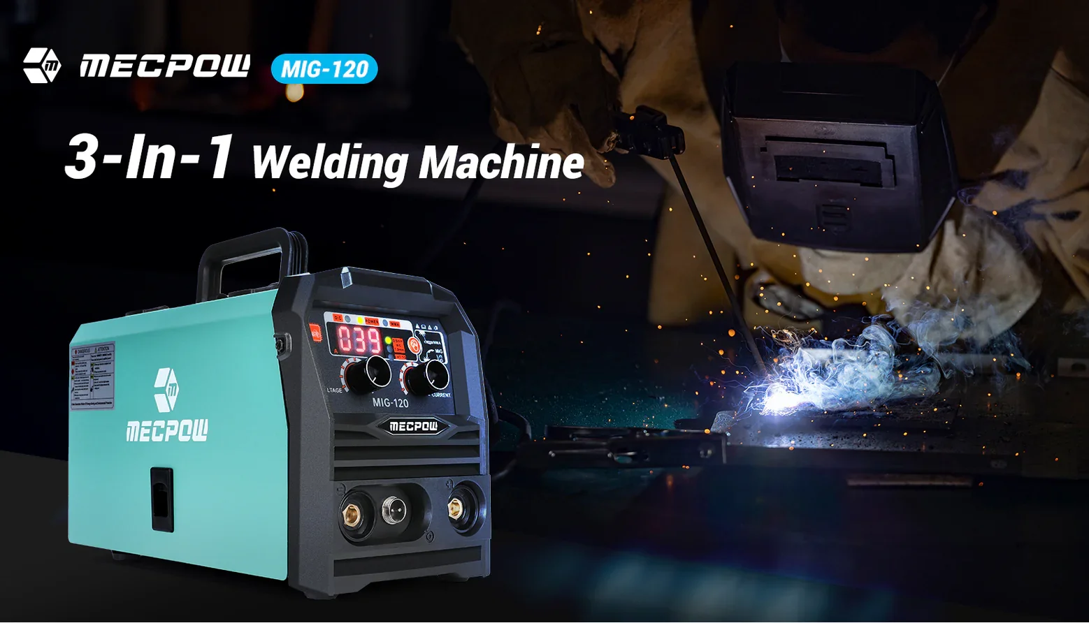 Les Nouveaux Outils Mecpow : Soudure, Presse à Chaud et Gravure Laser de haute performance 6 Mecpow Mig 120