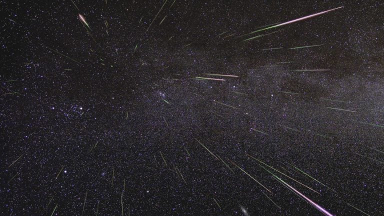Pluie de Perseidi en 2009. Crédit : NASA/JPL