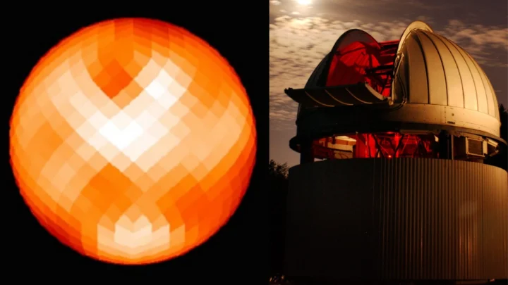 Polaris, que nous connaissons aussi sous le nom d'Étoile Polaire, a quelque chose d'étrange 2 Image de l'Étoile Polaris, capturée par le CHARA