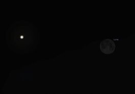 Simulation du ciel de ce soir. Crédit : Stellarium