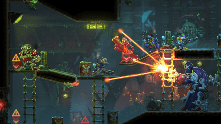 Quoi de neuf en août 2024 : 7 jeux à venir à jouer ce mois-ci 3 Des robots s'affrontent dans SteamWorld Heist 2.