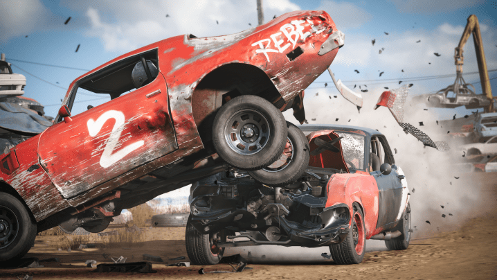 Tout ce qui a été annoncé lors du THQ Nordic Showcase 2024 2 Deux voitures se heurtent dans Wreckfest 2.