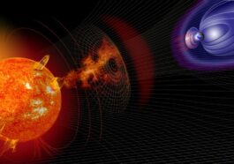 Illustration d'une éruption de masse coronale (CME) déclenchant une tempête solaire sur Terre / Crédit : NASA