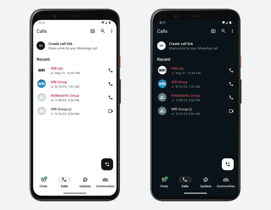 WhatsApp va permettre de changer complètement les couleurs de son interface 3 WhatsApp couleurs conversations interface personnalisation