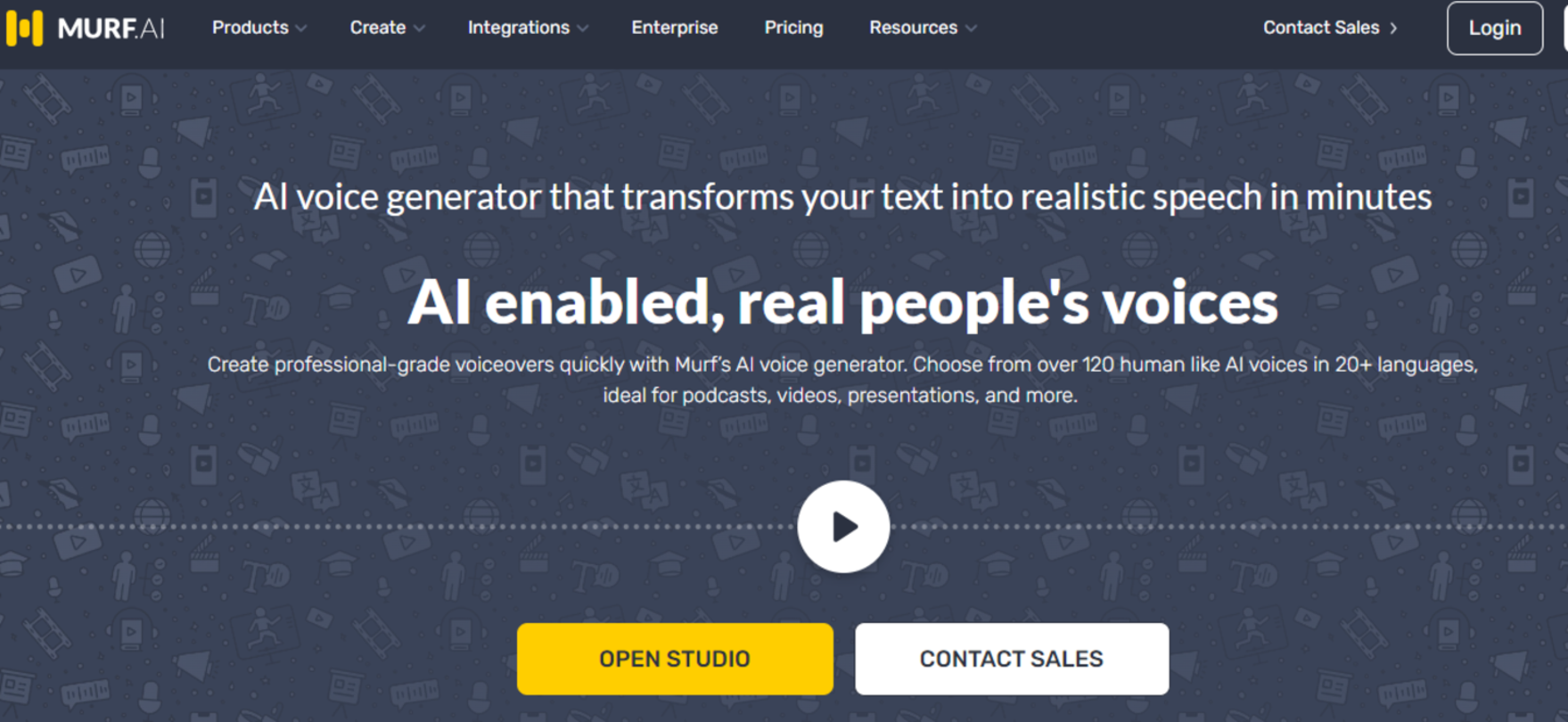 Murf.ai est une application web pour convertir du texte en voix