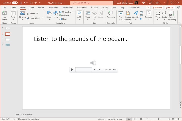Comment ajouter de l'audio à PowerPoint 5 comment ajouter de l'audio powerpoint windows fichier inséré