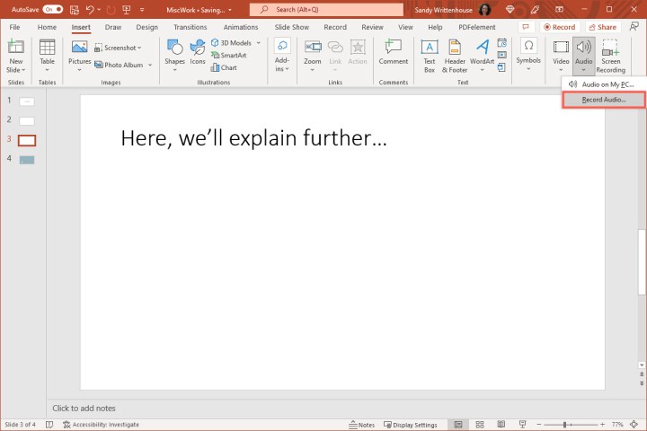 Comment ajouter de l'audio à PowerPoint 6 comment ajouter de l'audio dans powerpoint windows enregistrer