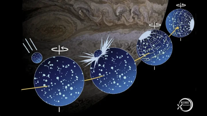 Collision d'un astéroïde gigantesque a déplacé l'axe de la plus grande lune du Système solaire 3 1725480961 863 Collision dun asteroide gigantesque a deplace laxe de la plus.webp