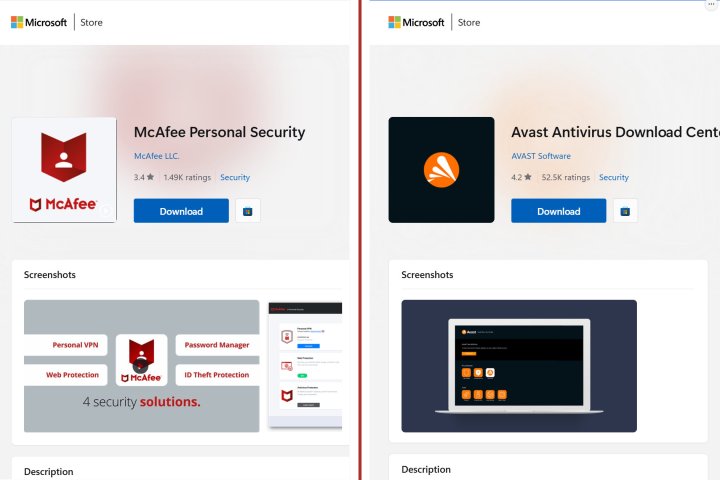 McAfee ou Avast One : Quel antivirus pas cher est le meilleur 7 Évaluation des antivirus McAfee et Avast sur le Microsoft Store.