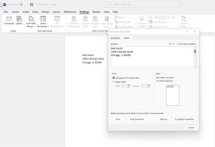 Comment imprimer des étiquettes depuis Word 9 how to print labels from word multiple on a page