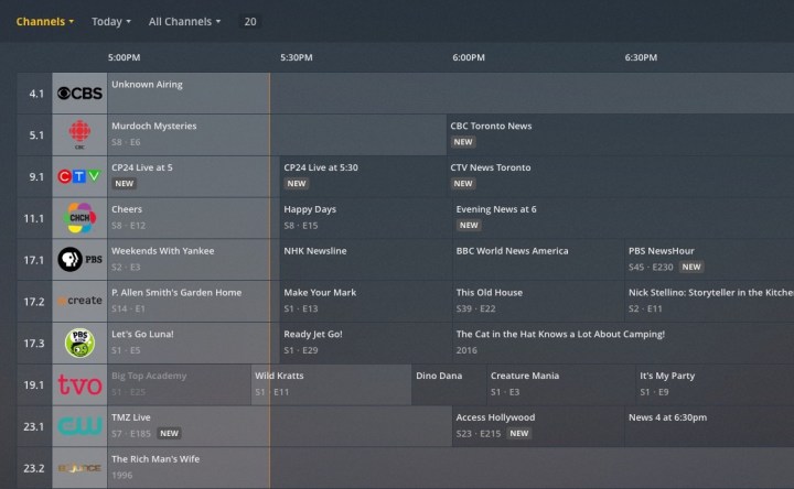 Comment utiliser Plex Media Server pour regarder tous vos médias 12 L'écran Plex Live TV.