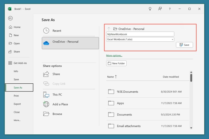 Comment utiliser Microsoft Excel : un guide pour les débutants 4 Nommer et sauvegarder un classeur dans Excel.
