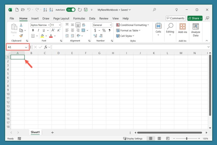 Comment utiliser Microsoft Excel : un guide pour les débutants 8 Cellule A1 dans Excel.