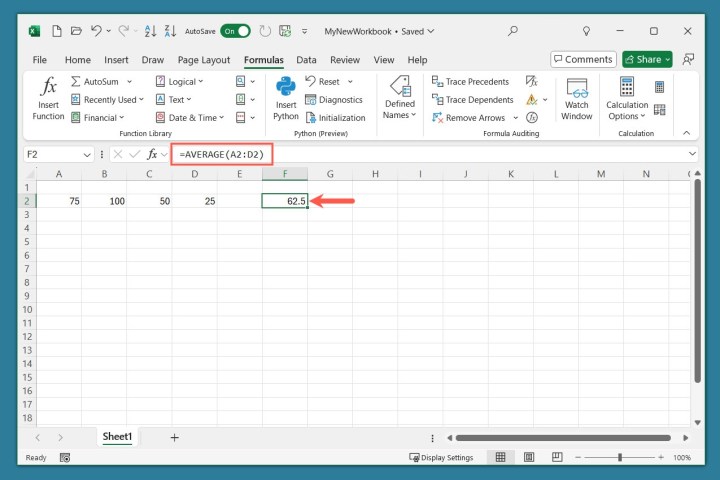 Comment utiliser Microsoft Excel : un guide pour les débutants 25 Fonction et formule saisies dans Excel.