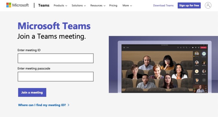 Comment rejoindre une réunion Microsoft Teams 6 Capture d'écran de Microsoft Teams.
