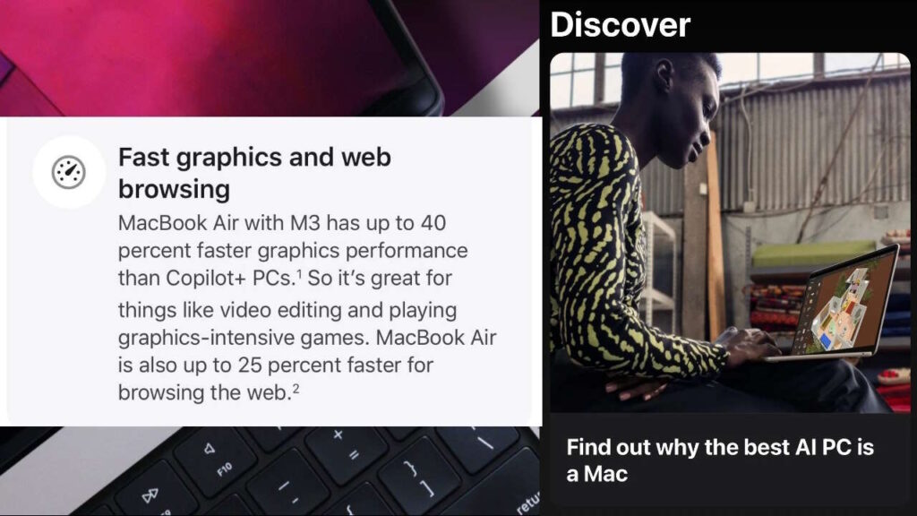 Apple affirme que le Mac est le meilleur ordinateur d'IA ! Est-ce vraiment vrai 3 Apple Mac IA Surface Copilot