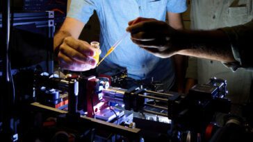 Des physiciens créent un gaz unidimensionnel à partir de la lumière, obtenant ainsi un état quantique étrange 24 Physicists create one-dimensional gas out of light, achieving bizarre quantum state