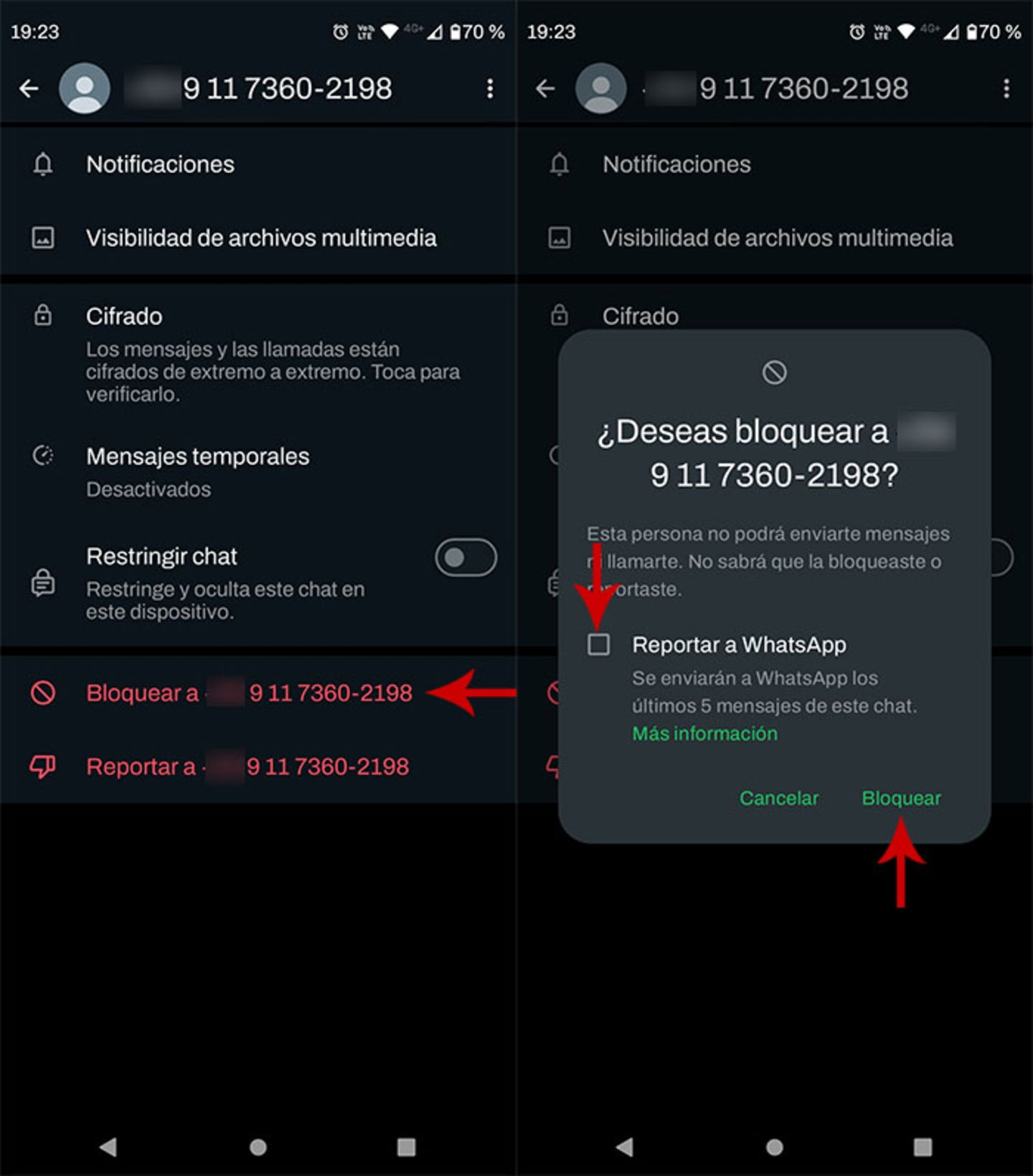 Préfixe +91 sur WhatsApp : d'où cela vient et comment le bloquer 5 Bloquer les numéros de téléphone avec le préfixe +91 sur WhatsApp