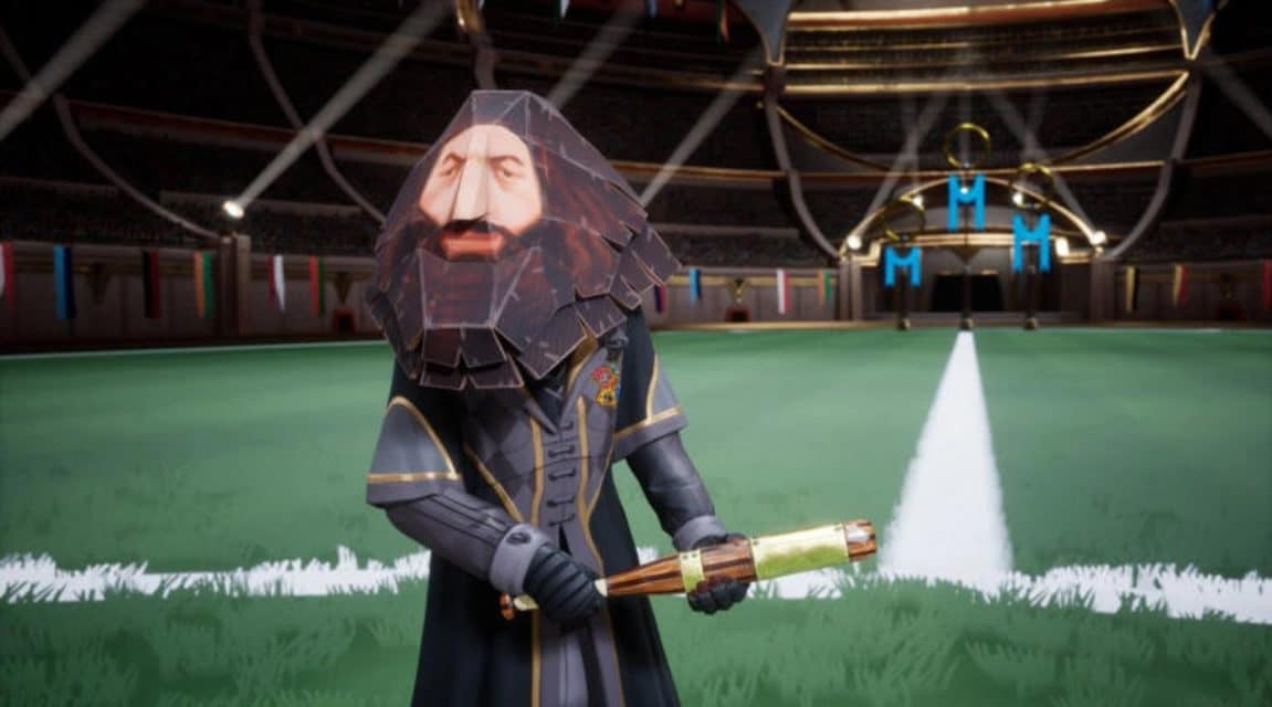 Le nouveau jeu vidéo sur le Quidditch de Harry Potter manque d'un ingrédient fondamental... 4 HARRY POTTER : CHAMPIONS DE QUIDDITCH | Parmi les couvre-chefs à débloquer, il y a aussi le masque de Hagrid, une référence au jeu de Harry Potter sorti en 2001 sur la première PlayStation