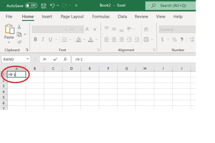 Comment soustraire dans Excel 3 Soustraction de deux nombres dans une cellule Excel avec une formule.