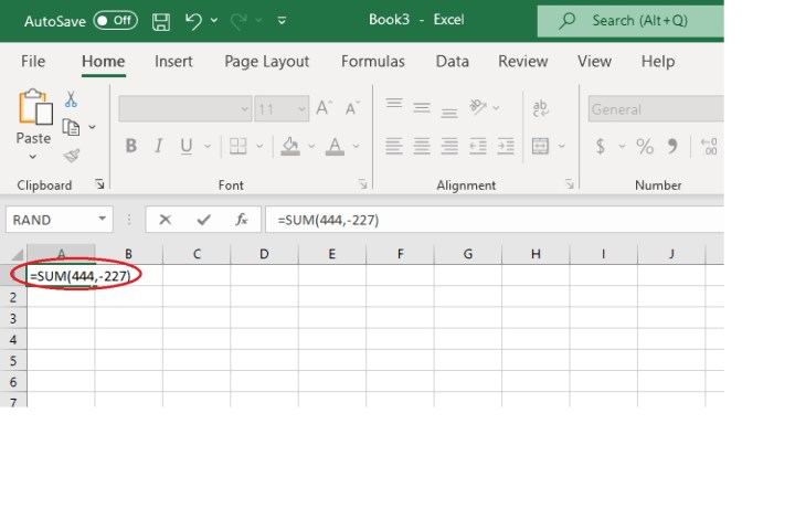 Comment soustraire dans Excel 7 Utilisation de la fonction SOMME pour soustraire deux nombres dans Excel.