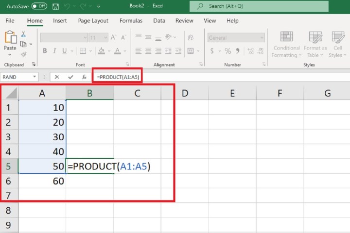 Comment multiplier dans Excel