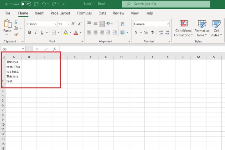 comment insérer un retour à la ligne dans excel texte enveloppé