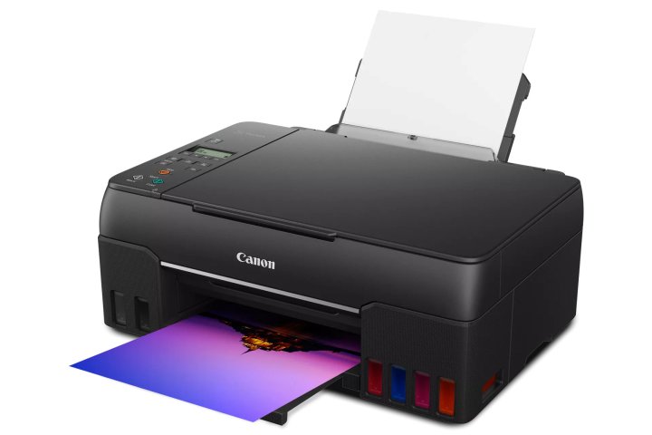 Les meilleures imprimantes photo que vous pouvez acheter en 2024 4 La Canon MegaTank Pixma G620 est une imprimante à réservoir d’encre à six couleurs.