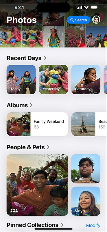 Découvrez 8 nouvelles fonctionnalités photos dans iOS 18 pour iPhone 3 Collections dans Photos sur iOS 18