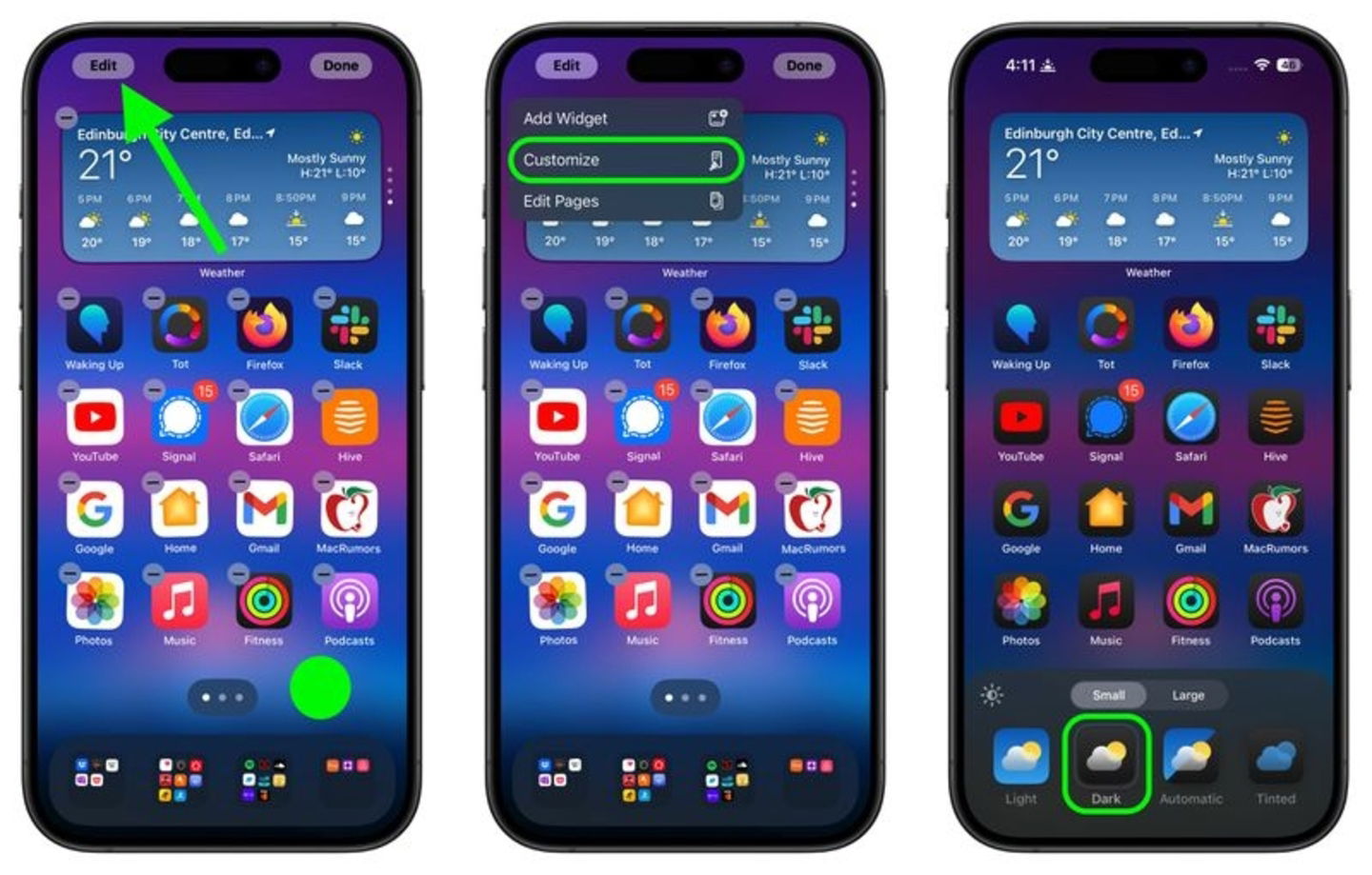 Comment mettre des icônes sombres sur votre iPhone avec iOS 18